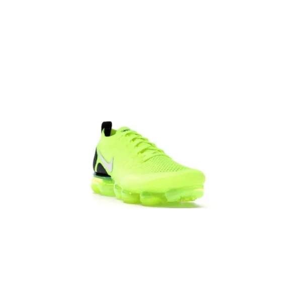 Nike Air Vapormax Flyknit 2 Green/Volt Men Sizes 7, 8, 9, 9.5, 10, 10.5, 11. - Picture 2 of 4